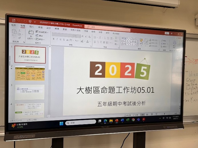 Read more about the article 第五區國小學校高年級數學試題分析第三次研討會